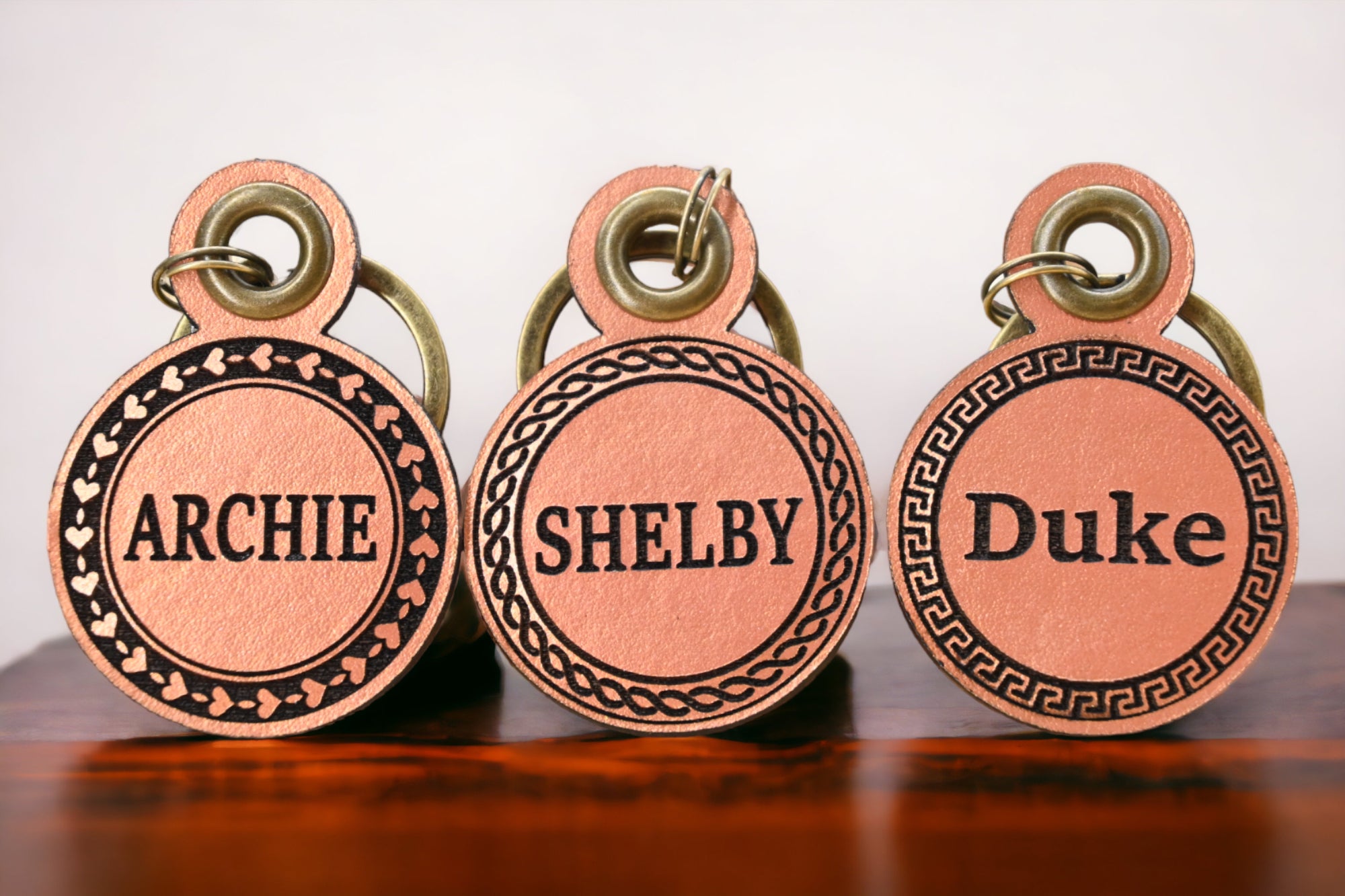 Leather Dog Tags