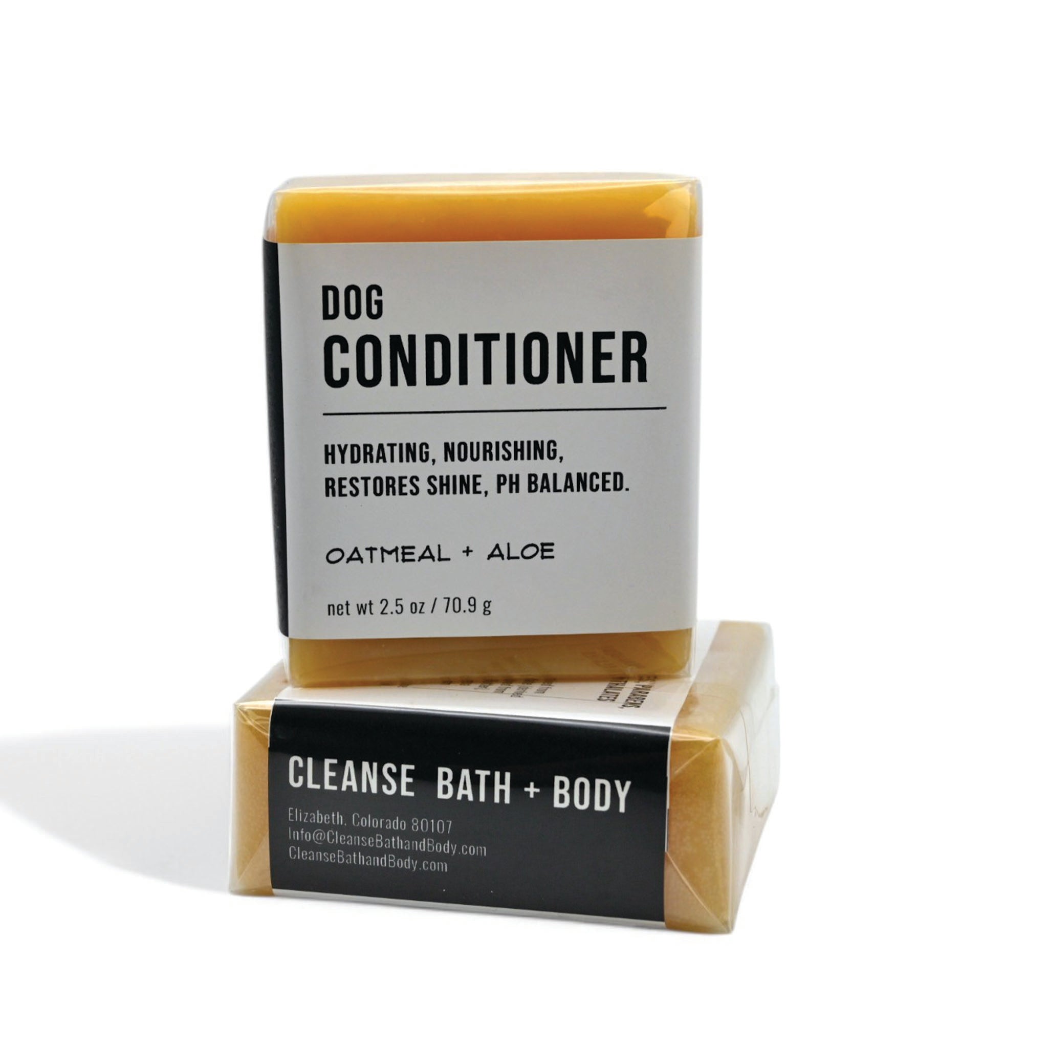 Silky Coat Dog Conditioner Bar – Oatmeal & Aloe